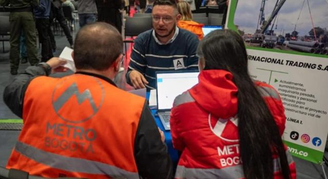 Se abrieron 200 vacantes para ayudantes de obra y auxiliares de tráfico en las obras de la Línea 1 del Metro de Bogotá. Esta oportunidad laboral en Bogotá estará disponible del 31 de marzo al 4 de abril