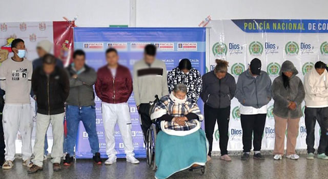 Cayó clan familiar que vendía drogas en colegios de Bogotá, la cabecilla tiene 71 años