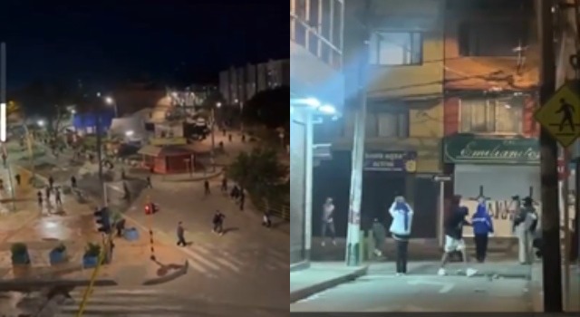 Noche de protestas en Suba por muerte de mujer durante procedimiento policial