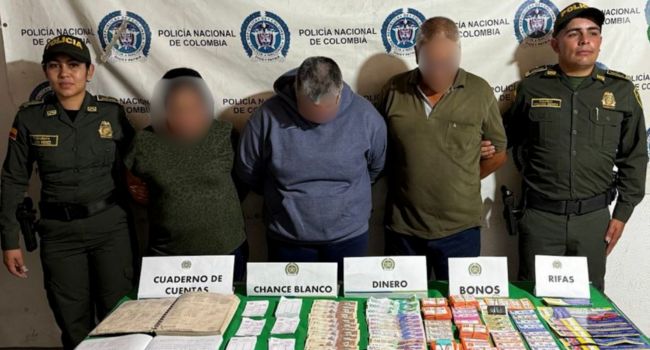 La red delictiva detrás de la venta de chances y rifas en Cundinamarca: tres personas fueron capturadas