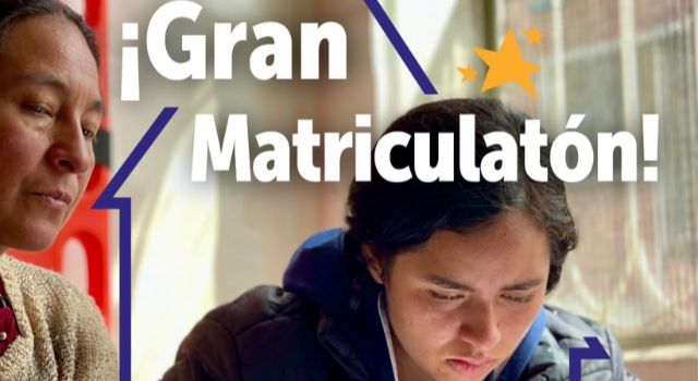 Matriculatón en Bogotá este lunes 7 de julio
