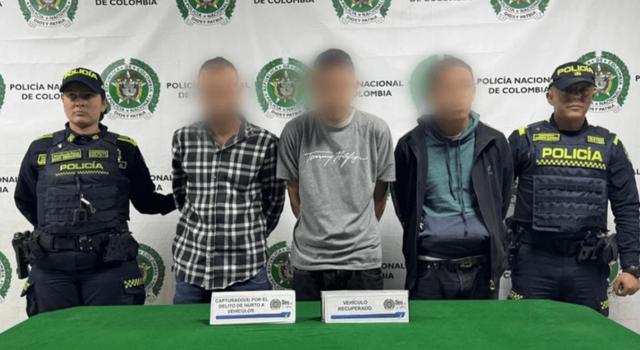 Hurto de vehículo fue frustrado gracias a acción oportuna de la Policía