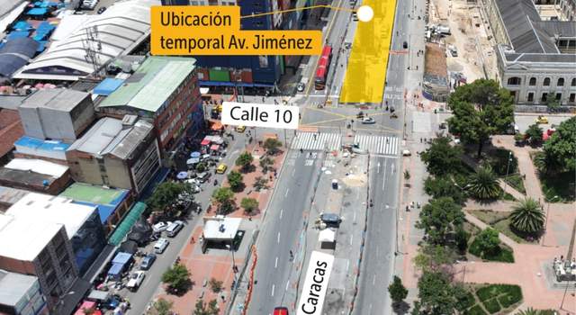 VIDEO | Desde el 31 de enero, TransMilenio estrena estación temporal en la avenida Caracas
