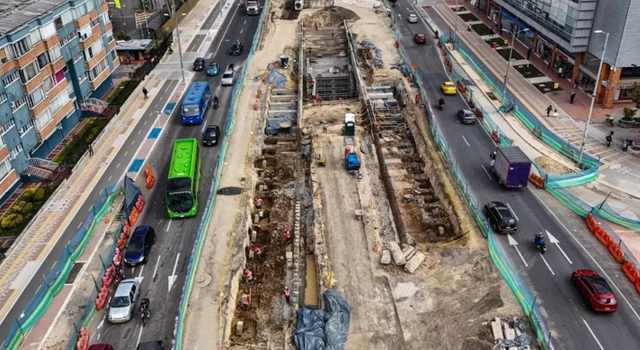 La megaobra que cambiará la movilidad en la calle 100 ya supera el 60 % de avance