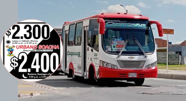 Pasaje en Soacha también subió, decreto del alza fue firmado el 13 de enero