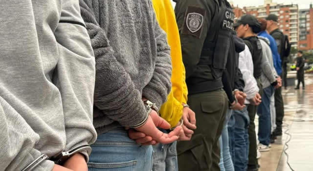 Desmantelan red de extorsión en Bogotá, intimidaban a comerciantes y ciudadanos