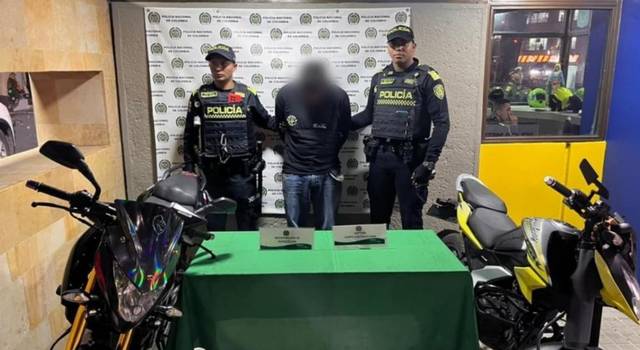 Persecución policial en el norte de Bogotá terminó con la captura de un joven