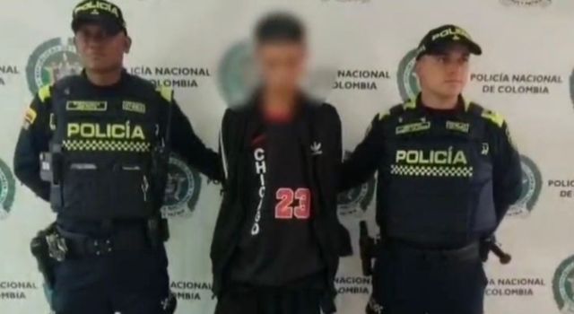 Así cayó un presunto homicida en el sur de Bogotá minutos después de cometer el crimen