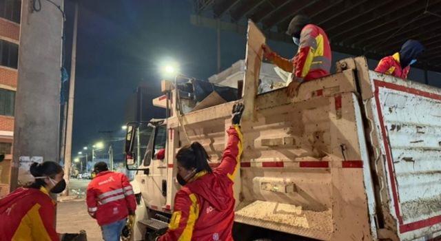 Retiro de cambuches y estructuras permitió recuperar espacio público en Los Mártires