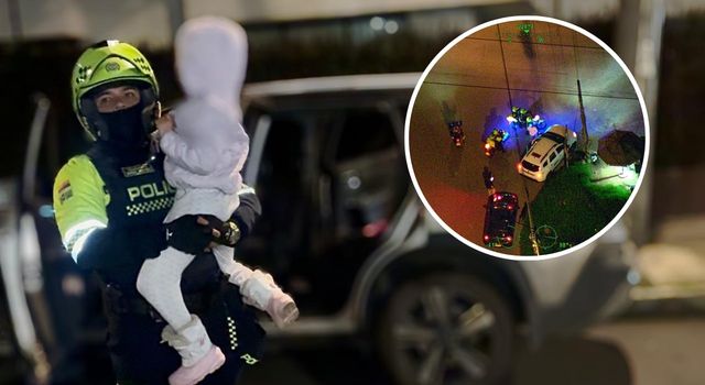 No les importó llevarse a una niña: así fue el robo de un carro en Suba
