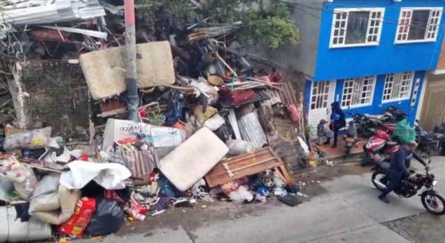 Entre basuras: así están viviendo vecinos de este sector de Bogotá