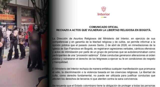 ‘Procesión satánica’ desata rechazo en Bogotá: autoridades piden investigar