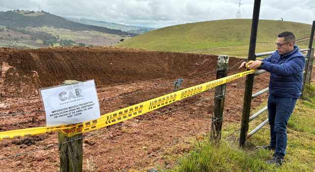 Actividad ilegal en Cundinamarca puso en riesgo fuentes de agua de la cuenca del río Bogotá