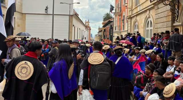Indígenas misak se instalaron en Bogotá y advierten que la protesta podría durar semanas