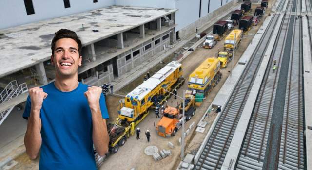 VIDEO | El RegioTram acelera su construcción: proyectan avanzar hasta 300 metros de vía por día