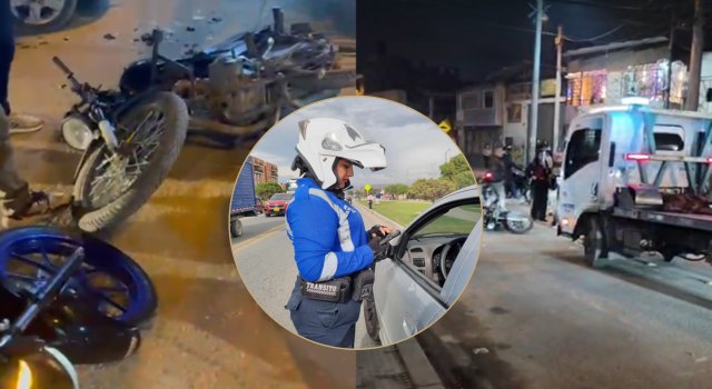 Millonaria multa a conductor de grúa que le pasó por encima a dos motocicletas en Soacha