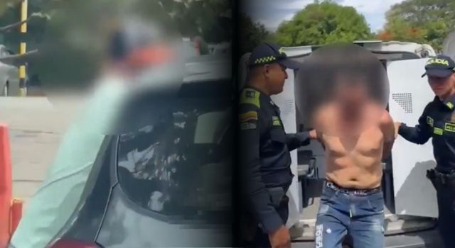 Le arrancó una cadena de oro a un conductor en un semáforo y terminó capturado