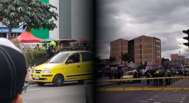 VIDEO | Nuevo crimen sacude el sur de Bogotá: investigan asesinato de un hombre dentro de un taxi