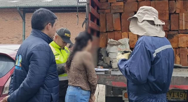 Tráfico ilegal de madera en Cundinamarca, se transportaba con salvoconductos irregulares