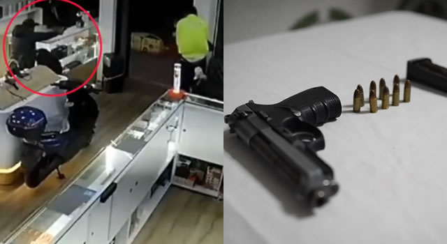 Disparos en pleno centro de Soacha, delincuentes se enfrentaron a la Policía