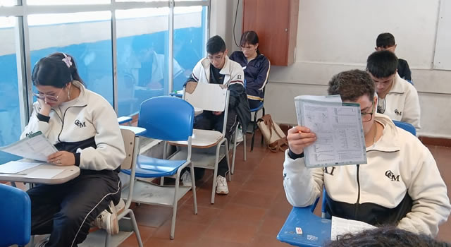 Estudiantes de Soacha recibieron capacitación para pruebas Saber Pro de este domingo