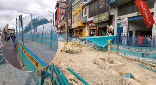 Inseguridad sube y ventas bajan por demora en obras de Transmilenio en Soacha