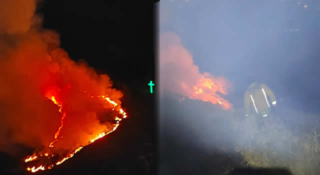 ¿Quién está detrás de los incendios en Soacha? Algunos dicen que son manos criminales