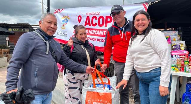 Soacha no se quedó de brazos cruzados: reunió 37 toneladas de ayudas para Vijes tras el terremoto